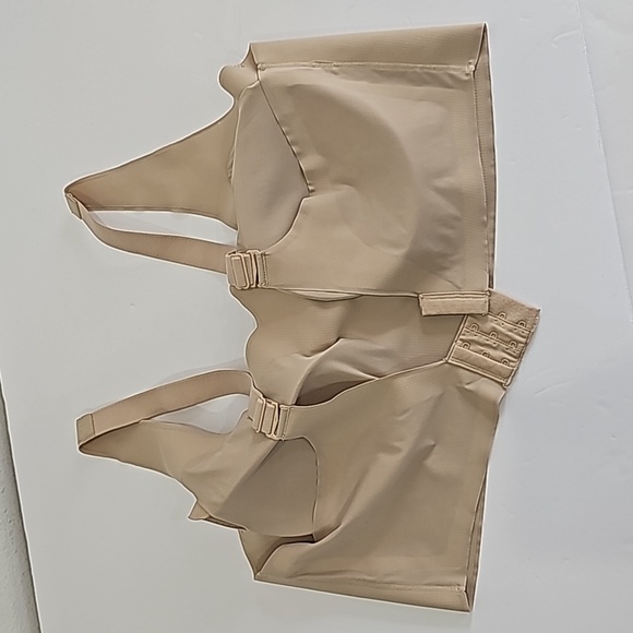 Bali Comfort Revolution EasyLite Seamless Wirefree Bra Size 2X Beige - Picture 8 of 9